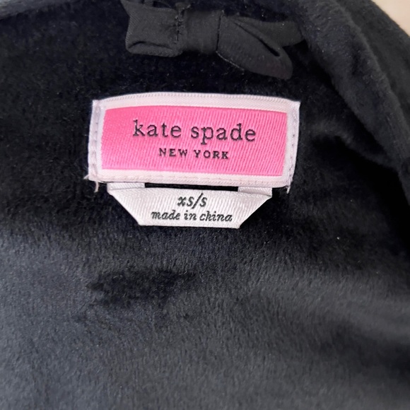 *NWT* KATE SPADE Animal Print Long Sleeve Shawl Collar Neck Robe - Picture 3 of 9